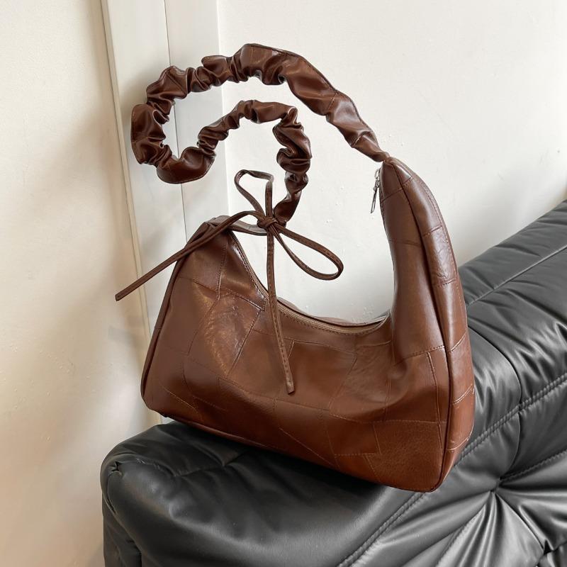 Cloud Bag One Shoulder Crossbody Pleated Underarm Girl Pleated Big Bag Autumn and Winter New One Shoulder Handbag Women