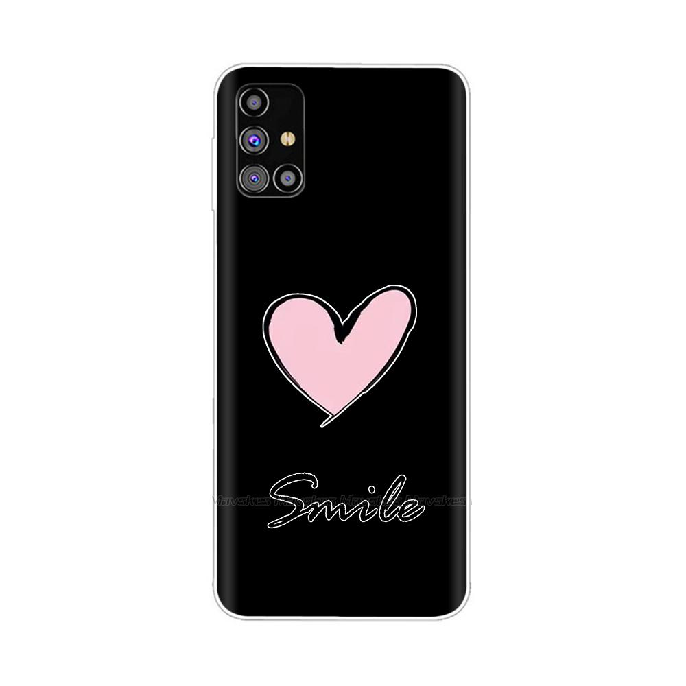 For Samsung Galaxy M51 Case SM-M515F Phone Case Creative Full Protection TPU Back Cover For Samsung M51 M 51 Soft Silicone Funda