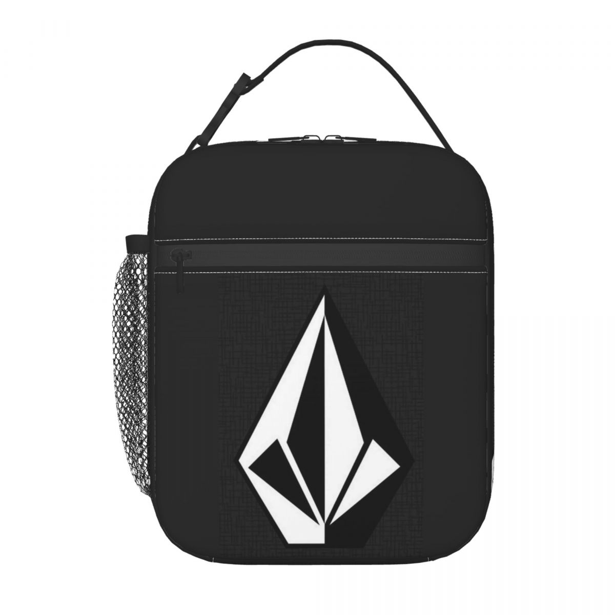 Volcoms Logo Geïsoleerde Lunchtas voor Dames Kinderen Draagbare Voedseldozen Thermische Lunchbox Tote One Size
