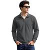 Men's Textured Jacquard Stand Collar Pullover Zip Pocket Casual Sweatshirt