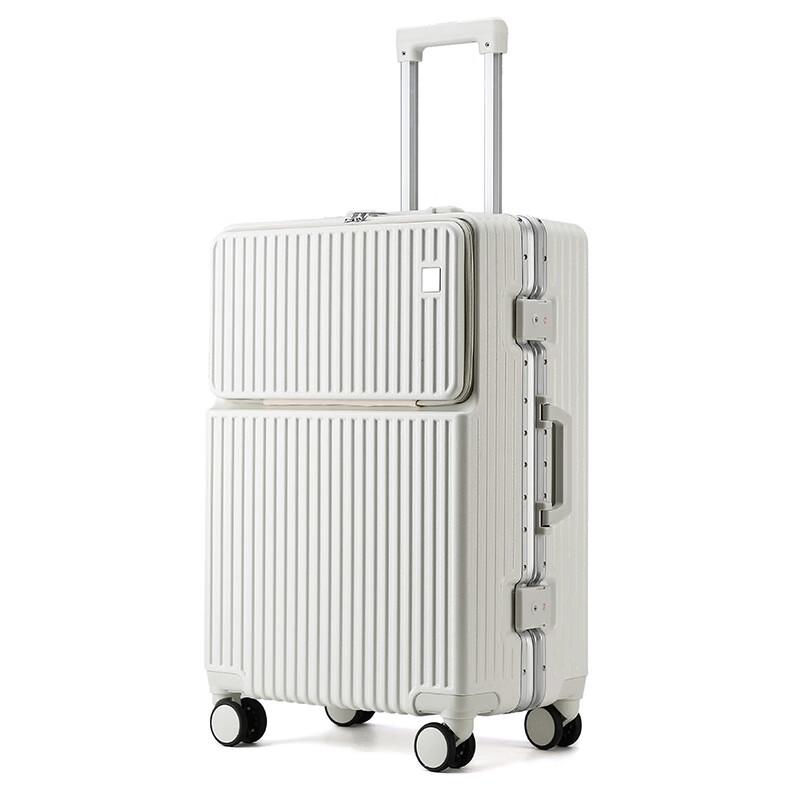Durable Aluminum Frame Front Pocket Luggage 24-inch