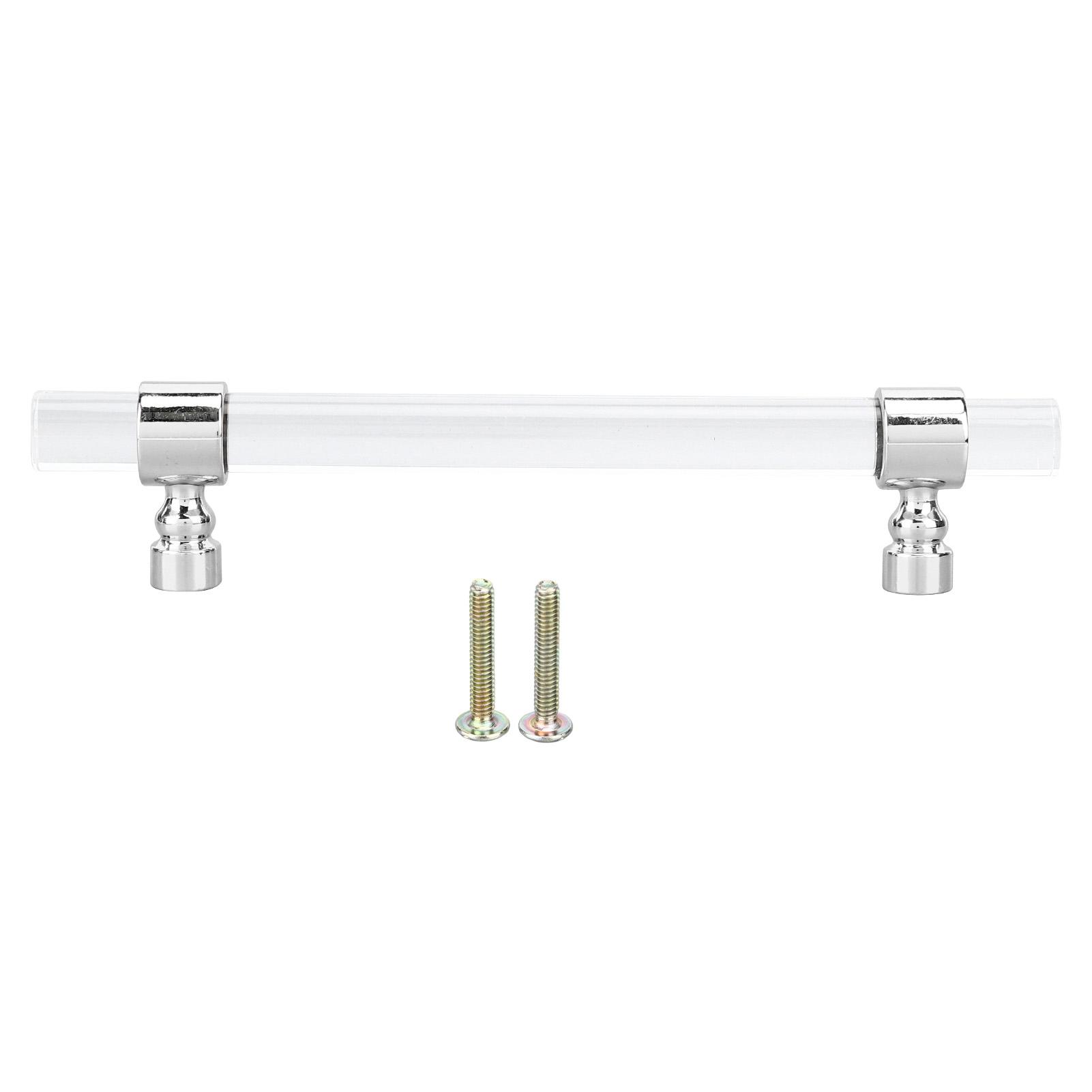 Outsideworld Crystal Acrylic Handle Transparent Easy To Install Drawer Pull Handle For Cabinets Drawers Dressers