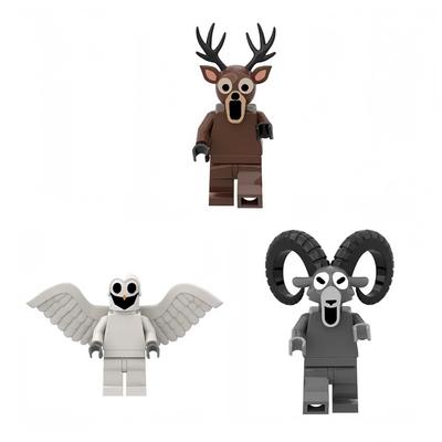 LIMANTY Stavebnice Jelen, 99 nocí lesa, Panenka Roblox, Hračka Jelen Roblox, Vánoce, Narozeninový dárek (Balení po 3)