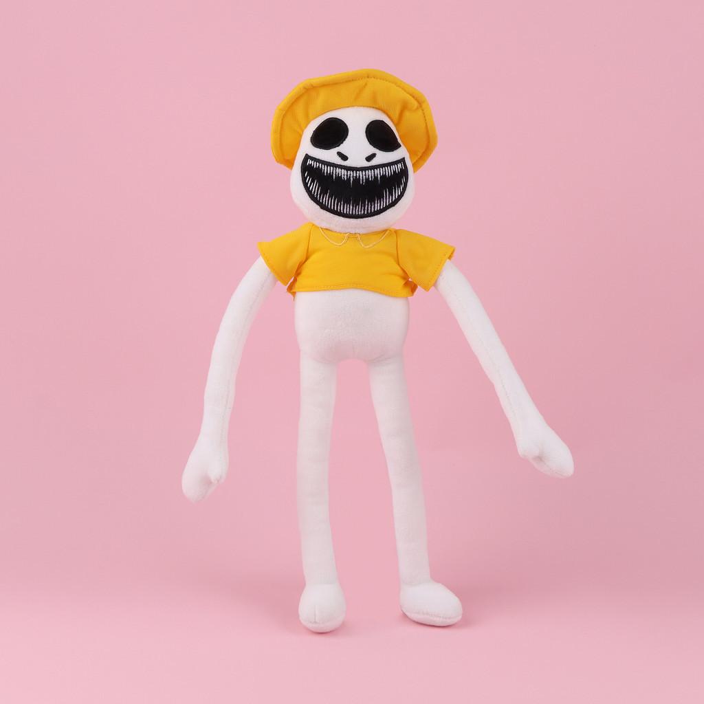 Zoonomaly Peluche Gardien de Zoo Parc Animalier Exceptionnel Poupée en Peluche Courte Personnage de Dessin Animé Autre Coton PP Personnalisé Blanc Jaune 48*7*40cm