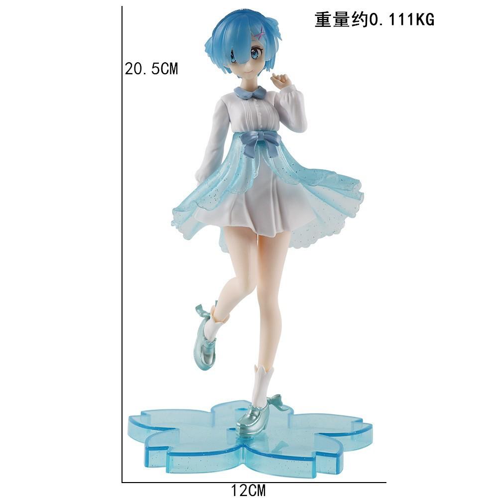 New model Anime Rem Emilia Cat RE: Living From Scratch In Another World, Characters In Different Colors, Static Toys, Gifts
