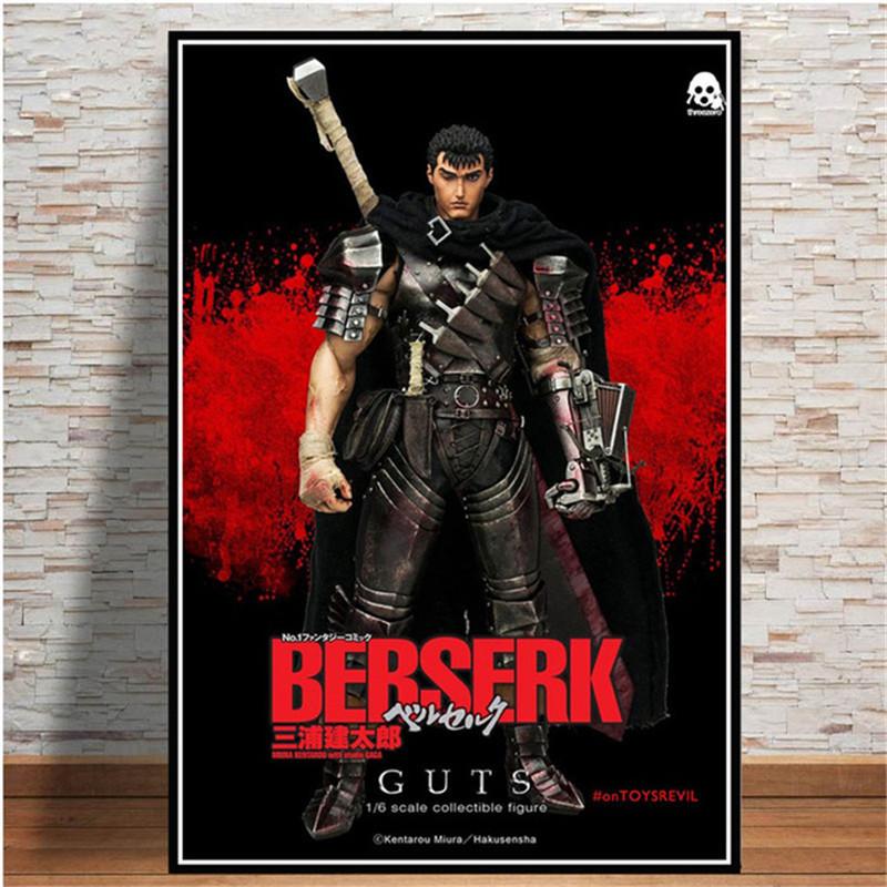 Japanese Anime Pictures Kentaro Miura Violent Posters Wall Art Canvas Painting Pictures High-definition Printing Posts for Wall