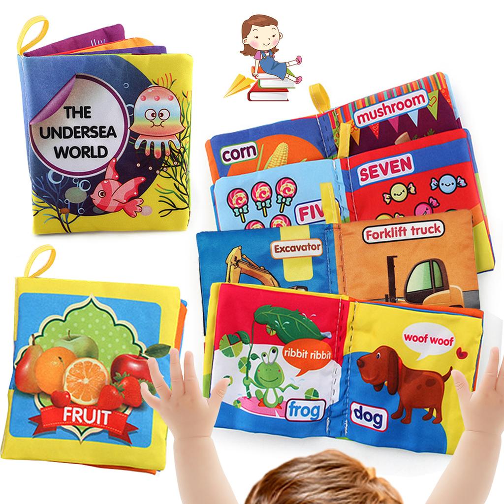 High-Standard Multicolored First-Class Baby Superior-Grade Cloth Books Premium-Quality Learning High-Standard The High-Standard Names