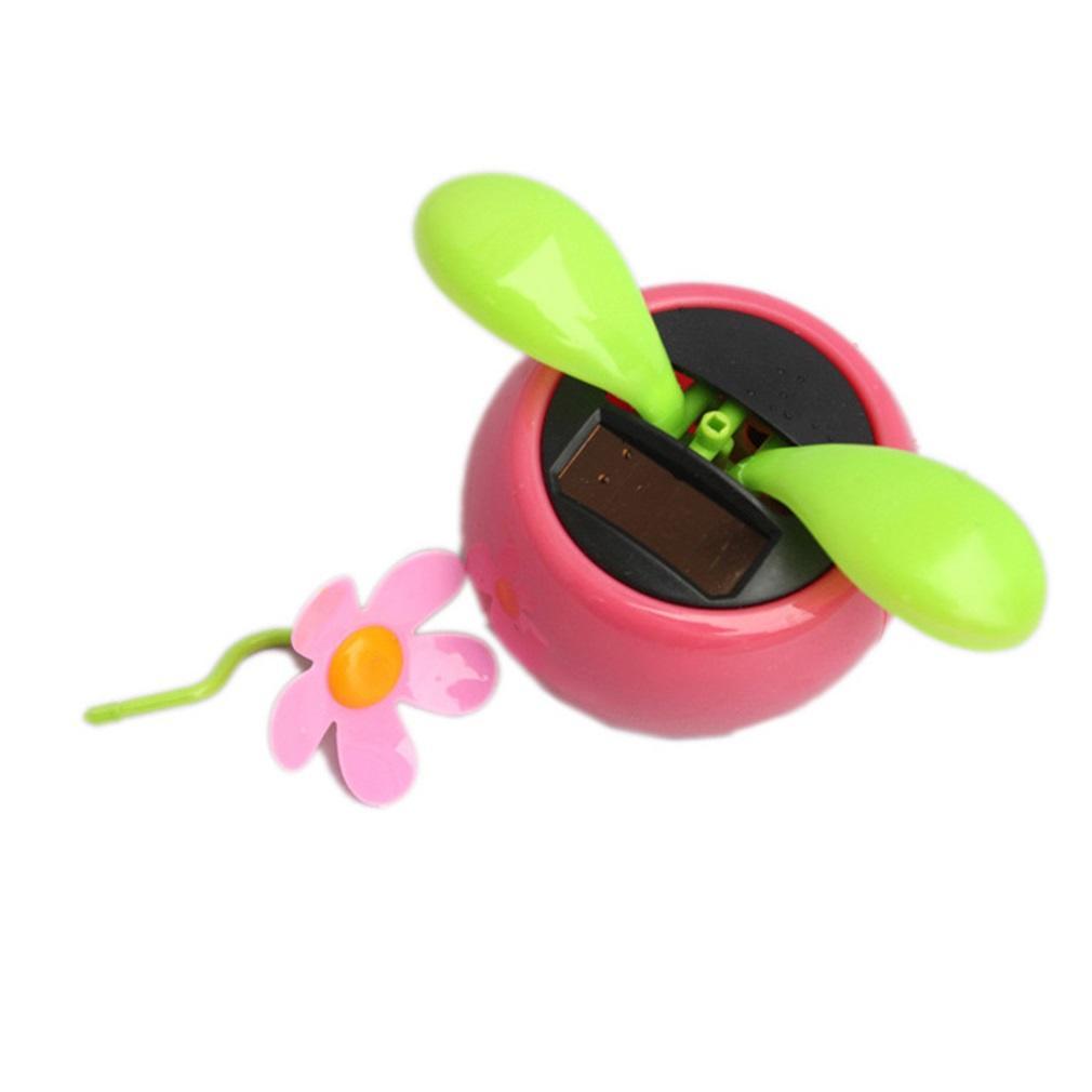 Fleur Solaire Qui Danse – Ornement Pour Voiture, Pot Balançoire, énergie Solaire, ABS, Décoration Tableau De Bord