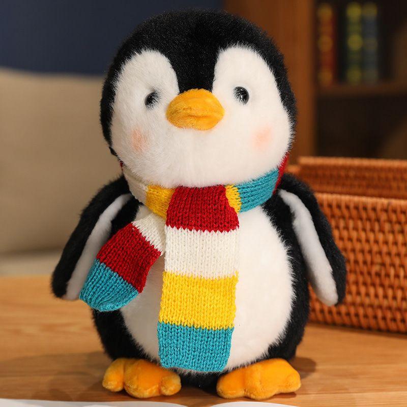 Jucarie Plush Penguin Toy 25cm Soft Stuffed Animal Cuddly Comfort Doll Birthday Gift for Kids Boys Girls