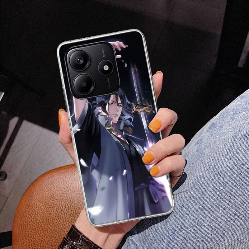 Bleach Kuchiki Byakuya Phone Case For Xiaomi Redmi Note 15 14 13 12S 12 11 Pro Plus 14S 11S 11E 10 10S 11T 5G Personalized Cover