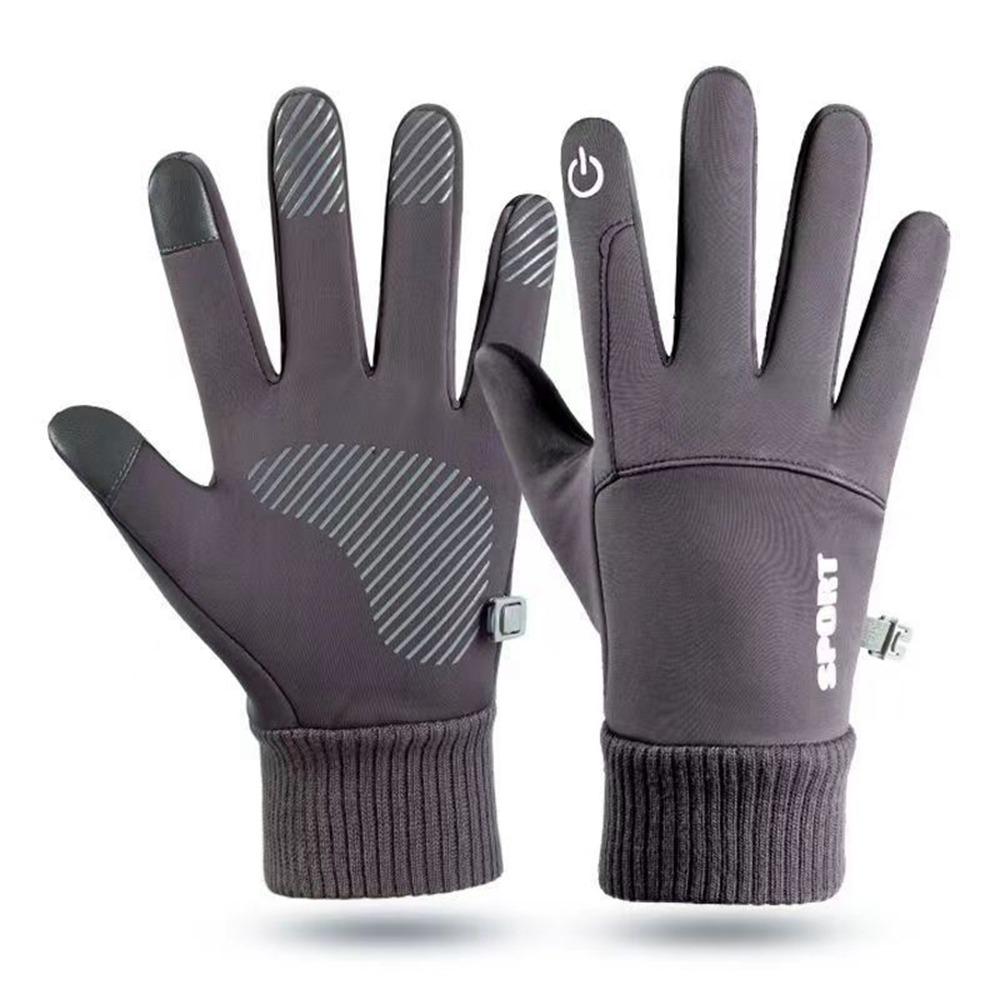 Fashion Warm Mittens Winter Glove Windproof Waterproof Full Finger Gloves TouchScreen Skin-friendly Cycling Gloves Motorcycle
