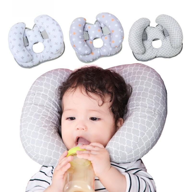 Baby Stroller Pillow Shaped Baby Car Seat Head Support With Pp Cotton For Newborns