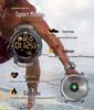 Men's Smart Waterproof Outdoor Sports Watch with Ultra-Long Standby, Bluetooth, Heart Rate Monitor, Multi-Function, and Swim Camera.