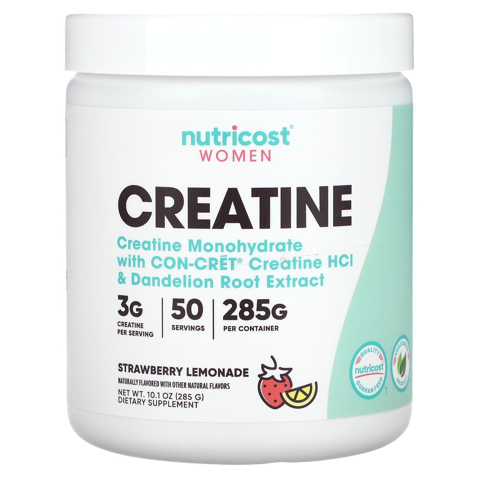 

Nutricost, Women, Creatine, Strawberry Lemonade, 10.1 oz (285 g)