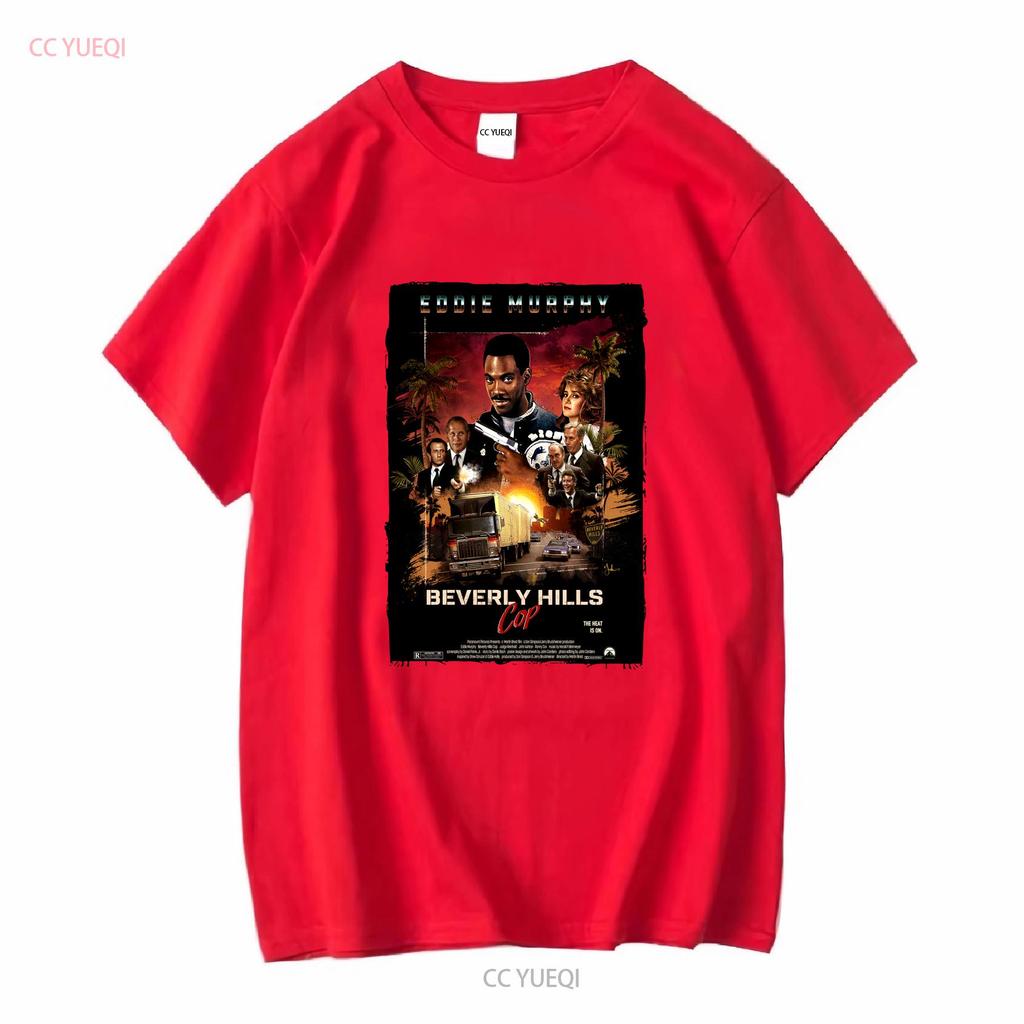 Beverly Hills Cop V9 Eddie Murphy Natural White Gray Vintage Men T Shirt all sizes S 5XL Movie long or short sleeves vintage