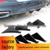 Universal Carbon Fiber-Pattern Rear Spoiler Kit for Cars