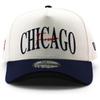 New Era Alice & Wonder Collaboration 9FORTY Snapback Cap Cream Navy Chicago Cubs Unisex Hat