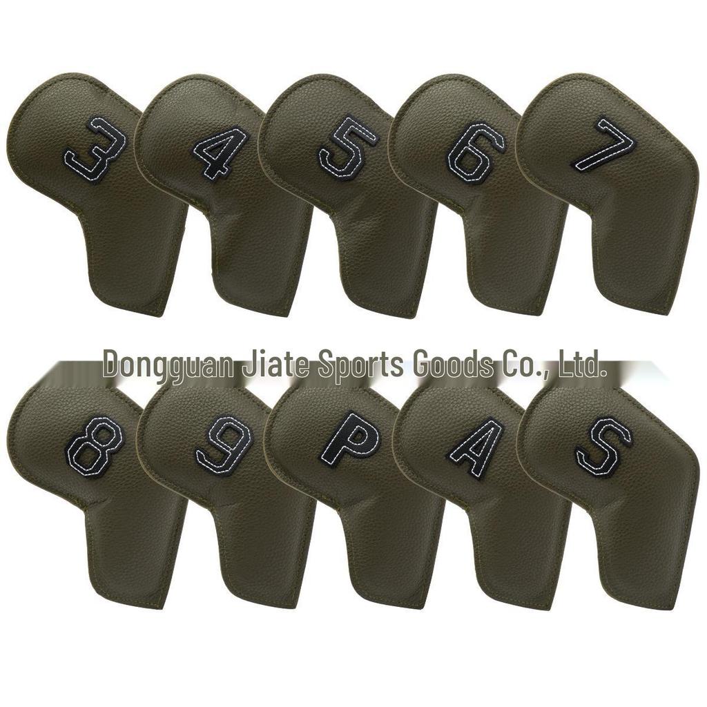 Oil Edge PU Golf Iron Head Protective Cover