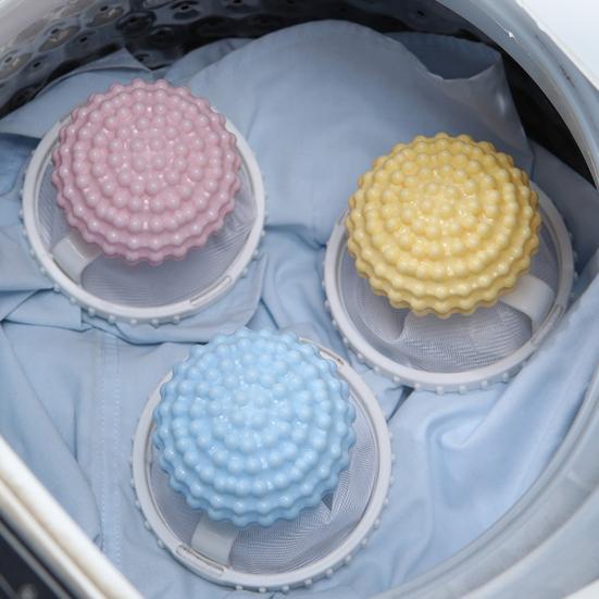 Lint Remover Laundry Floating Hair Filter Reusable Washing Machine Hair Remover Bag Self-Cleaning Mesh Filter