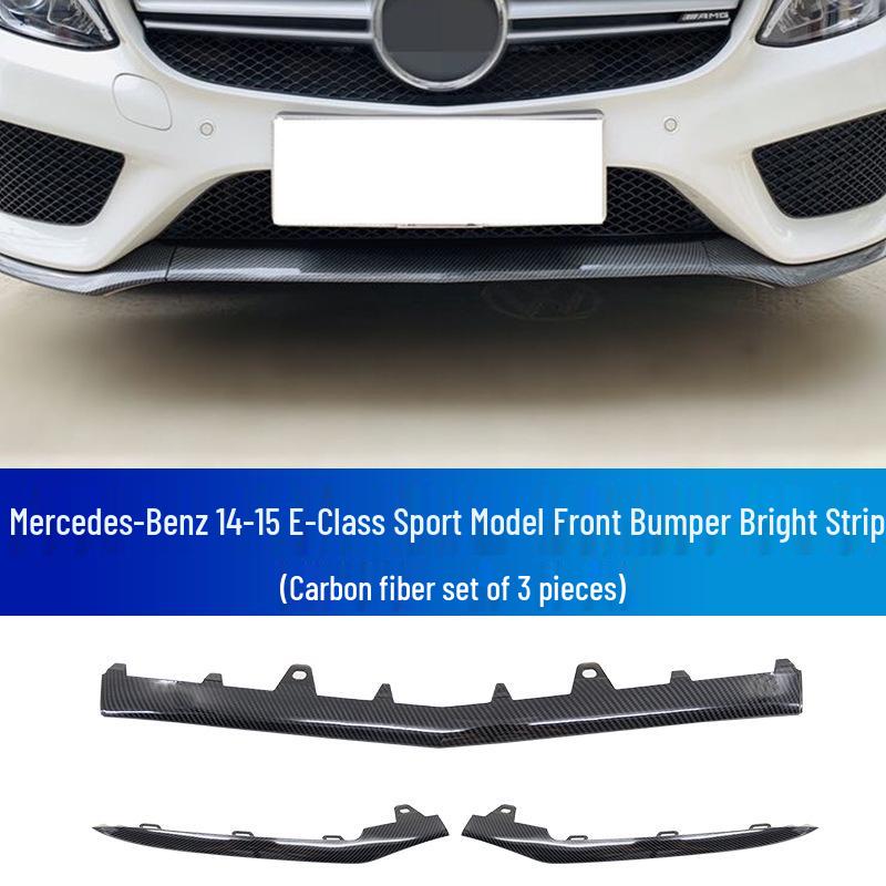 Mercedes-Benz E-Class Front Bumper Chrome Decorative Strip