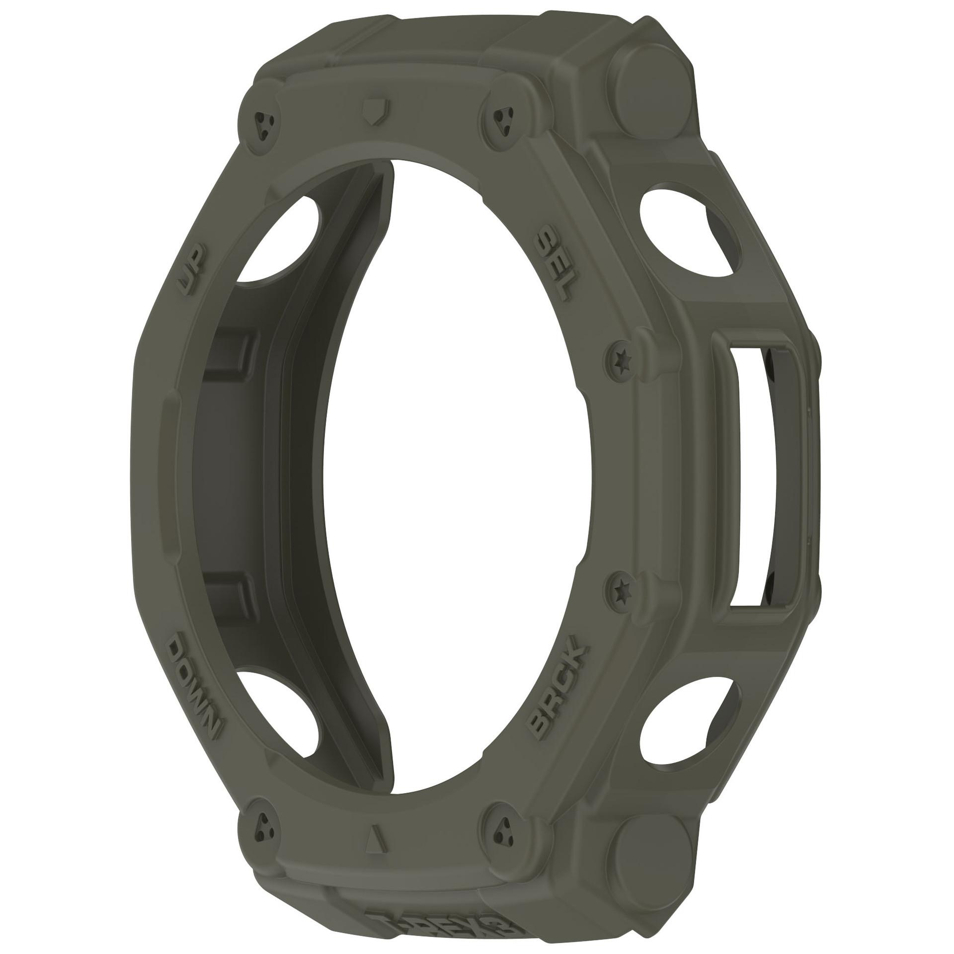 

М який захисний чохол з рамкою TPU для екрана Amazfit T-Rex 3 темно-зелений колір