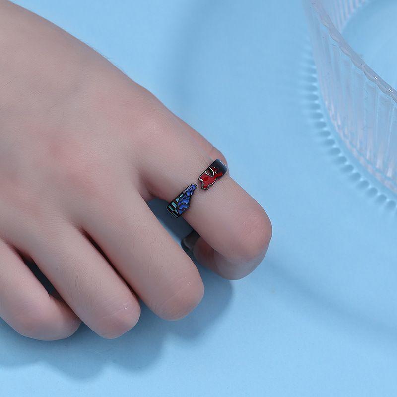 Anime Demon Slayer Kamamon Tanjiro Karakter Açılış Ayarlanabilir Yüzük Cosplay Parti Aksesuarları