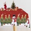 Christmas Tablecloth Snowman Table Cover Christmas Decorations for Home 2026 Navidad Noel New Year 2026 Gifts Dining Table Decor