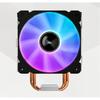 Tower CPU radiator colorful streamer 4 heat pipe temperature control  CPU Air Cooler