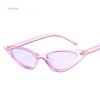 Small Cat Eye Sunglasses Women Brand Designer Vintage Rivet Narrow Triangle Sun Glasses Female Black Shades Streetwear Eyewear