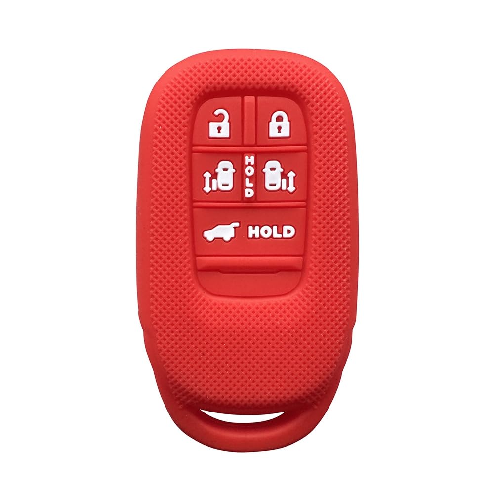 

[Kinotaka] Honda exclusive smart key case new model Vezel RV series new step wagon RP6/RP7/RP8 type R silicone key cover (red (made of silicone))