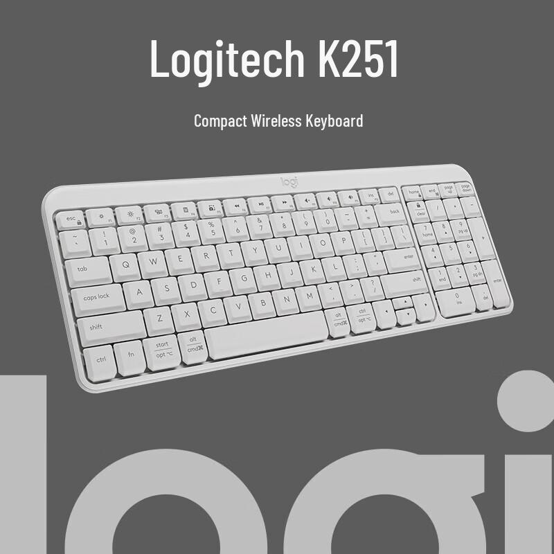 

Logitech K251 Wireless Bluetooth Compact Keyboard