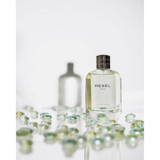 Liberty Luxury Rebel Eau De Parfum Flüssigkeit für Männer Lang anhaltende aromatische & maskuline Noten Premium-Duft Hergestellt in Frankreich 100ml