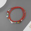 Jiā Língshān Retro Nomadic Choker - Colorful Beaded Necklace