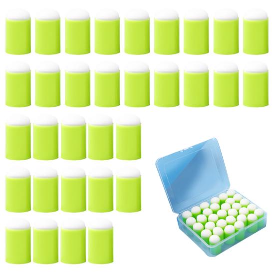 30/32Pcs Finger Sponge Daubers Painting Sponges Set with Storage Box Craft Sponge Daubers for DIY Crafting Card Making Painting Stamping