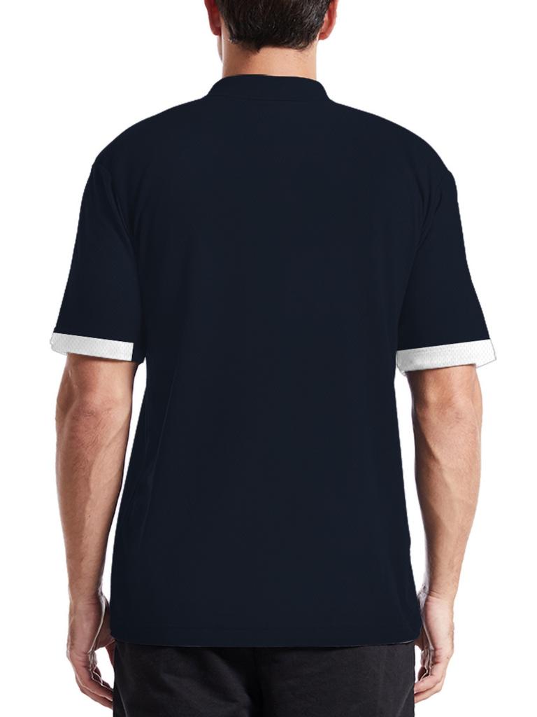Print Design – Not Textured Men'S Digital Printing Round Neck Short Sleeve POLO Quick-Drying Breathable Material, with "" Letter Printing, Regular