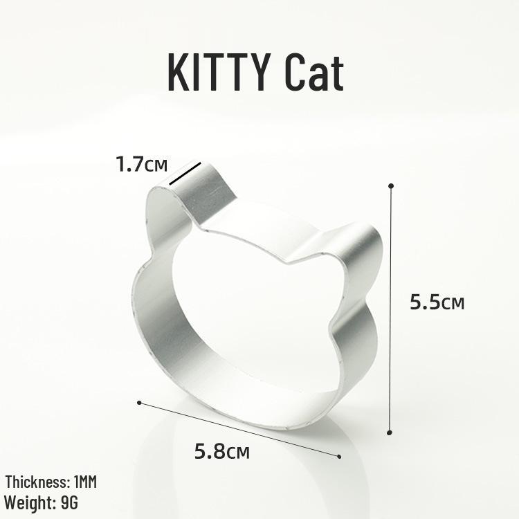 Keksform aus Aluminiumlegierung: Ananaskuchen, Weihnachten, & Ostern Ausstechform Backwerkzeug