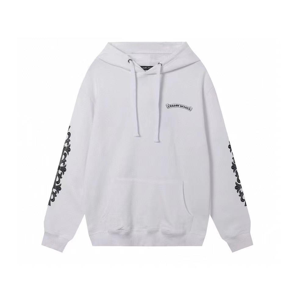 839 CHROME HEARTS Herbst und Winter 2026 Neu Übergröße Klassischer Stil Logo Kapuzenpullover, Geeignet für Paare zum Tragen