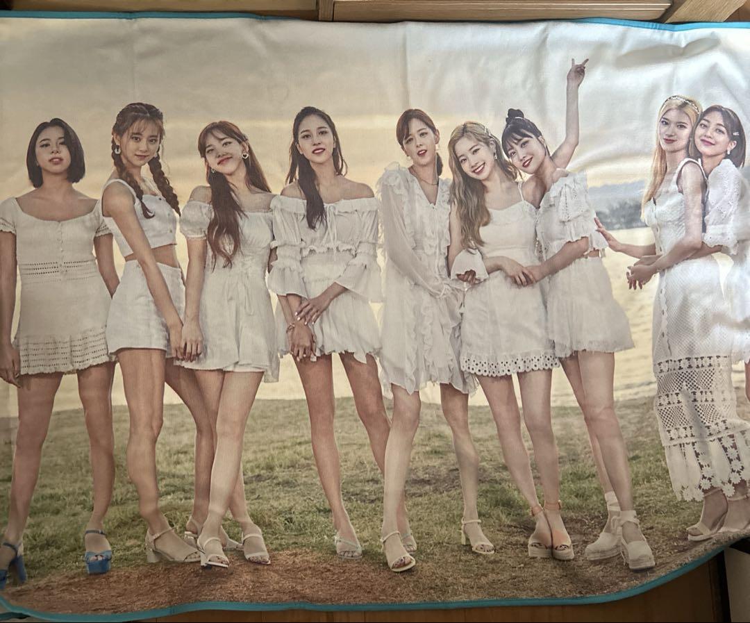 

[Б/У] Эксклюзивное для Кореи пляжное полотенце TWICE, банное полотенце и поп-ап