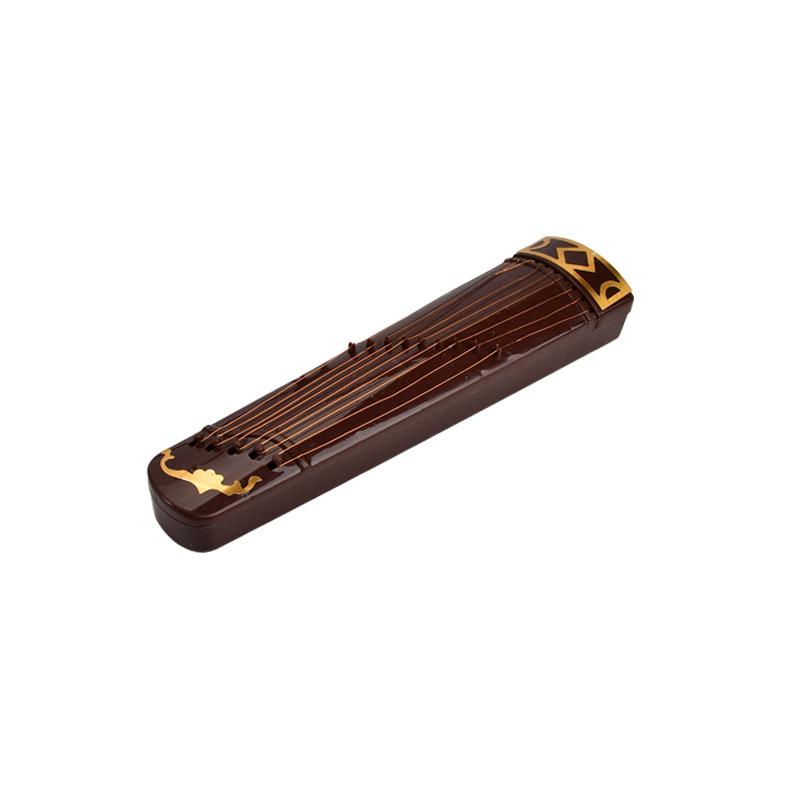 Miniature Classical Instrument Model Set: Fan Flute, Guzheng, Pipa Dolls for Pretend Play Accessories