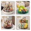 Kitchen Storage Rack Rotating Spice Rack Multifunctional Household Condiment Seasoning Bottle Rack Desktop Storage Rack