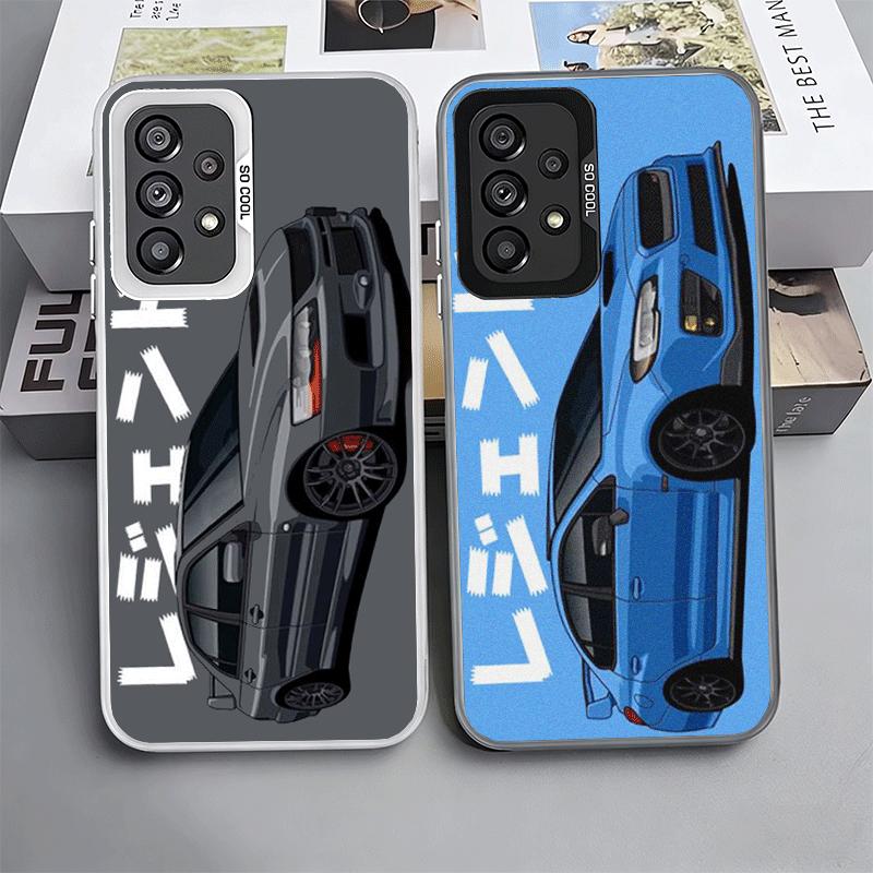 JDM Tokyo Drift Sports Car Shockproof Phone Case for Samsung A17 A16 A15 A14 A37 A57 A36 A56 A26 A35 A55 A25 A34 A54 A24 A13 A23