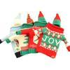 Tableware Holder Socks Xmas Decor Ornaments Christmas Wine Bottle Bags Decoration Home Furnishing Wine Set Decoration Supplies
