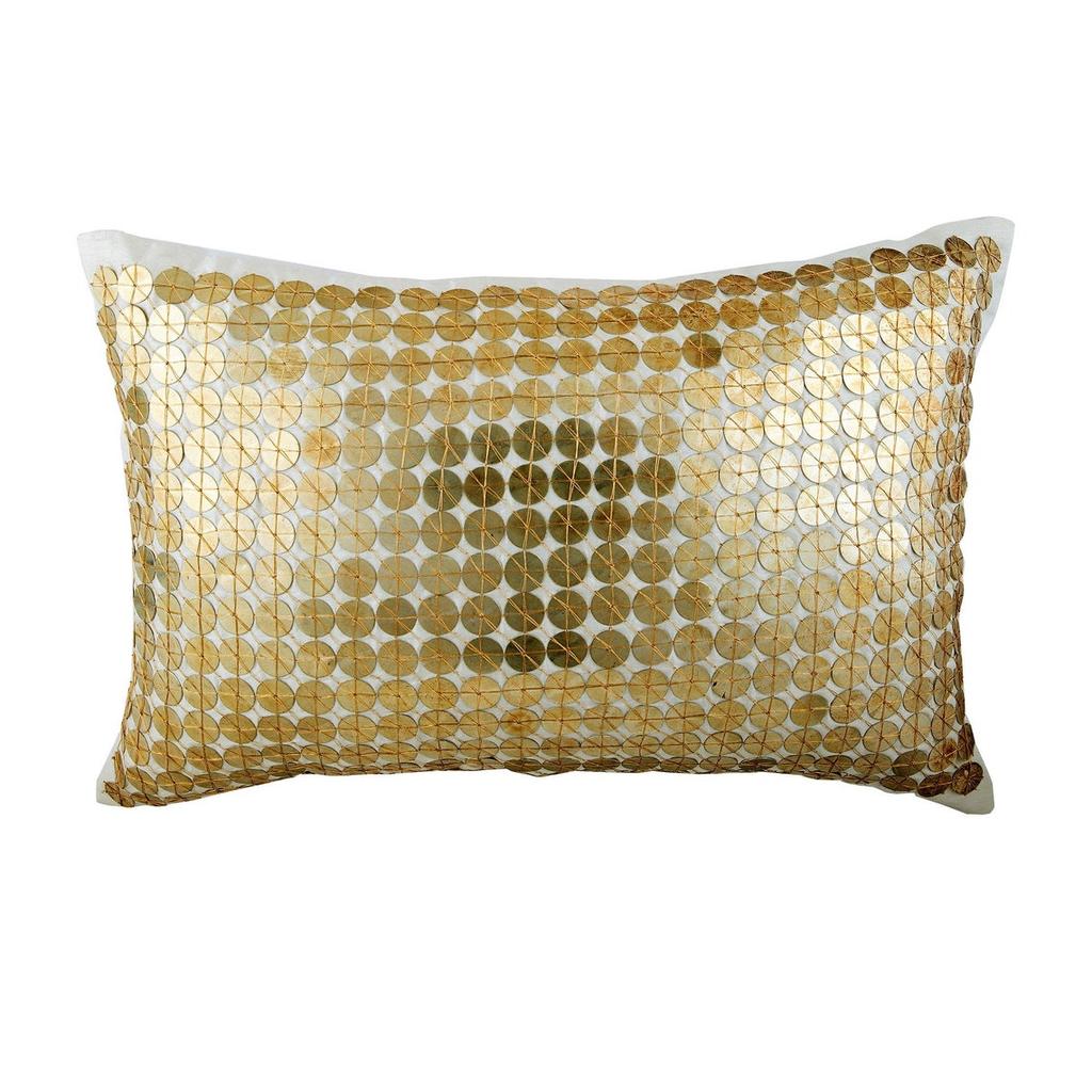 Satın alın The HomeCentric Silver Lumbar Pillow Cover, Antique Pin