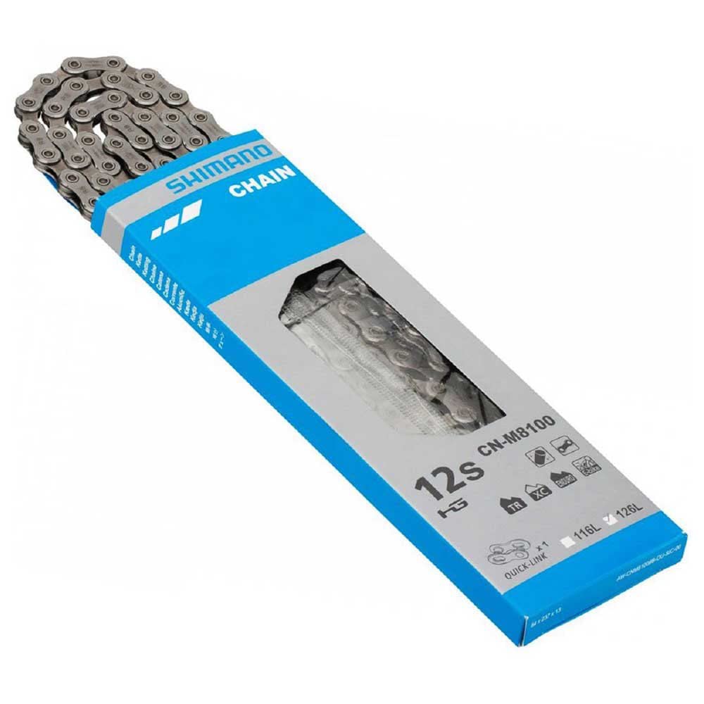 SHIMANO Bicycle Chain CN-M8100 116 Links 12-Speed XT Grade Quick Link