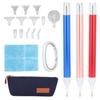 Painting Drill Pen Set Diamond Painting Light Pen Kit with 16 Replacement Pen Heads Storage Box for