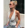 2025 Sommer Trendiges Damen Rückenfreies Neckholder Polka Dot Top