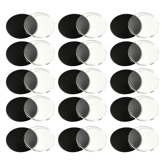 5/10/15Pcs DIY Acrylic Fridge Magnet Kit, Handmade Square Acrylic Refrigerator Magnet, Clear Acrylic Photo Magnet with Adhesive, for Kitchen Office