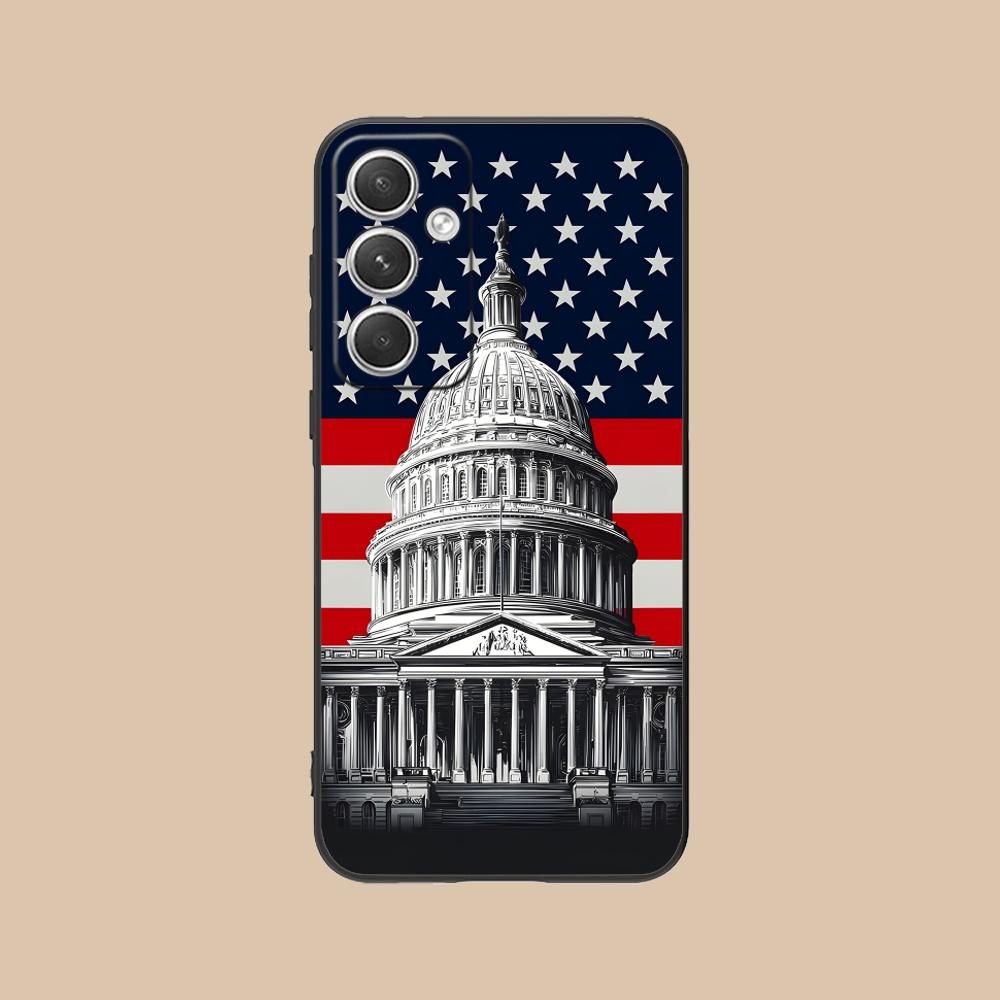 USA Amerika Flagge Handy Hülle für Samsung Galaxy S26 S25 S24 S23 S22 S21 S20 Note20 Plus FE Ultra Bunte Hülle Hülle