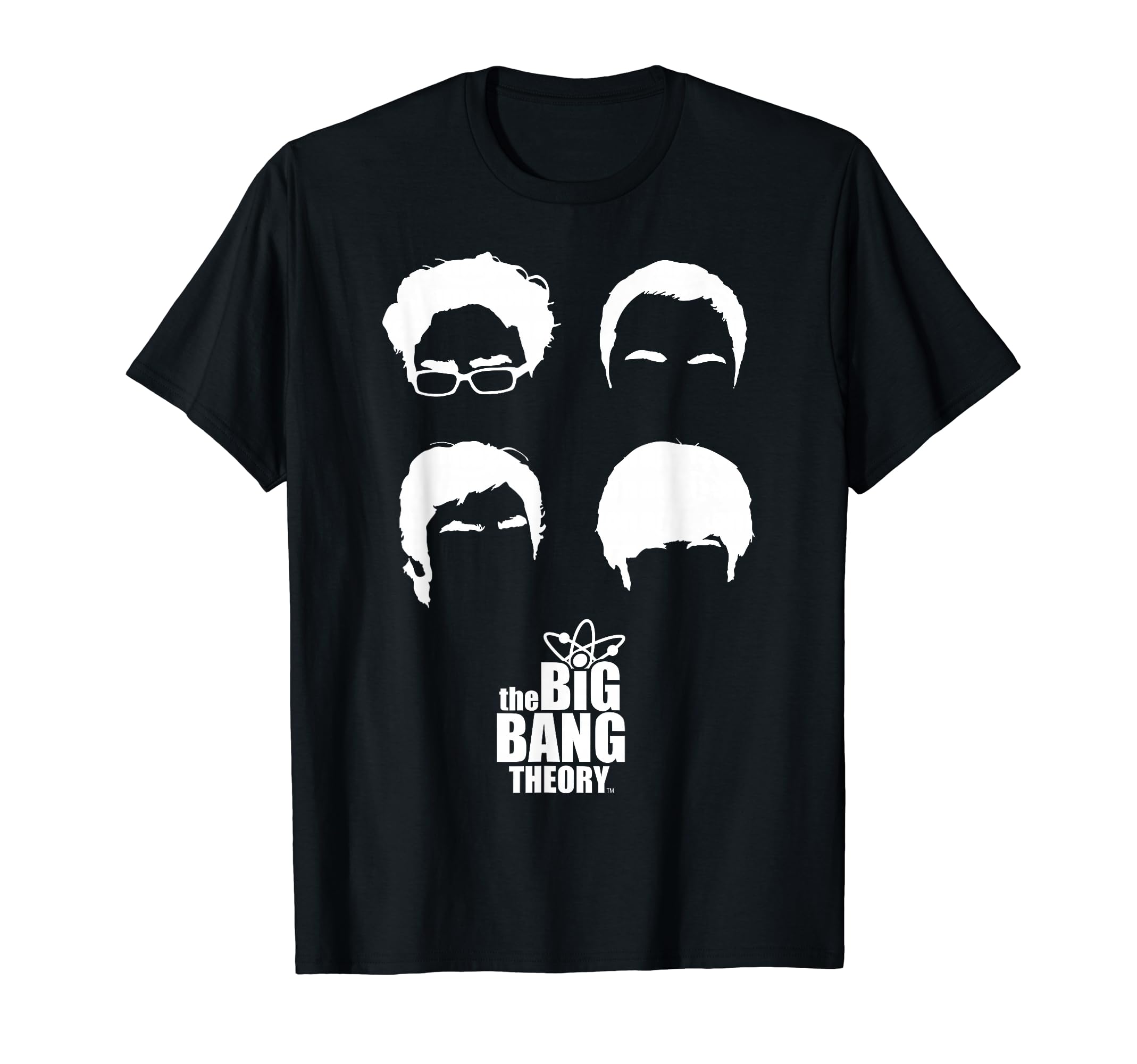 Big Bang Theory Logo Group Hair Shot T-Shirt