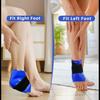 Ankle Ice Pack Wrap for Sprained, Ice Pack for Ankle Inuries Reusable, Cold Therapy for Ankles Swelling, Post Surgery Recovery